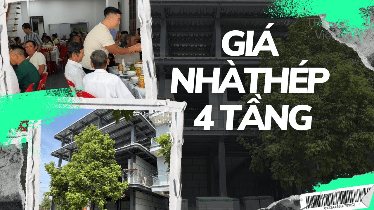 Báo giá nhà khung thép 4 tầng hiện đại| Nhà lắp ghép bê tông khí chưng áp tốc độ nhanh.