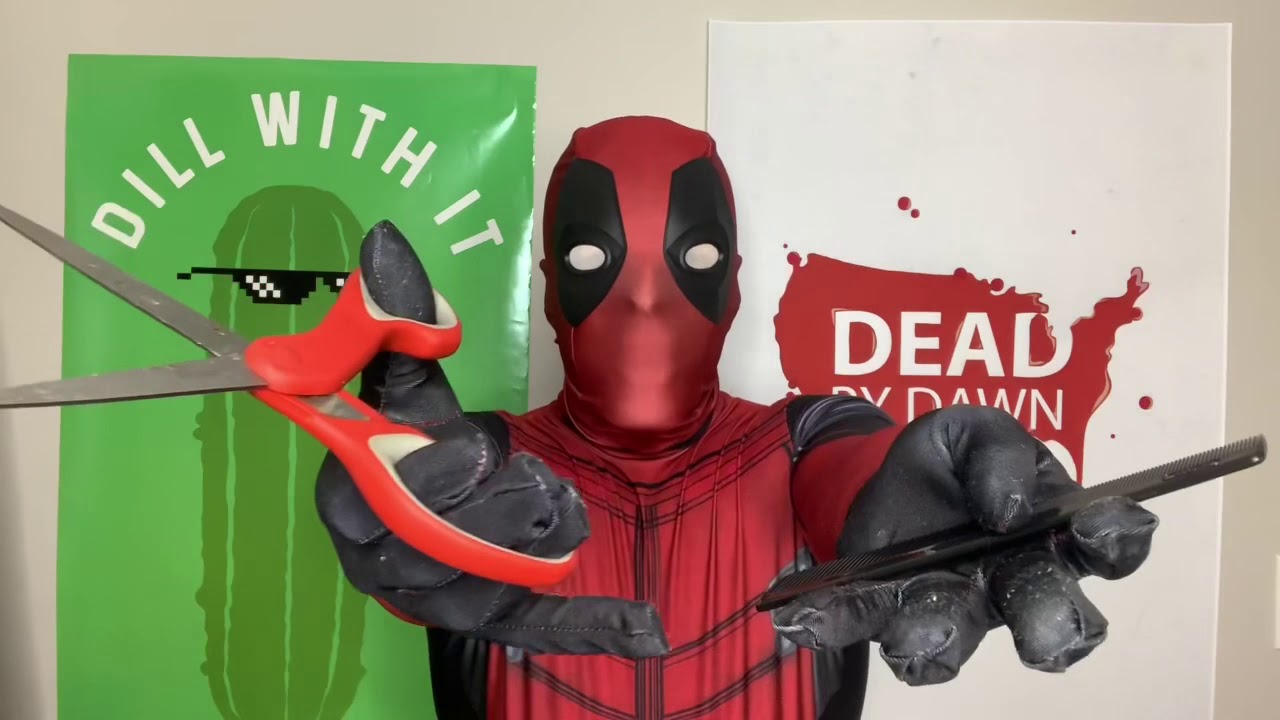 Wednesday Tingles - ASMR Deadpool Haircut