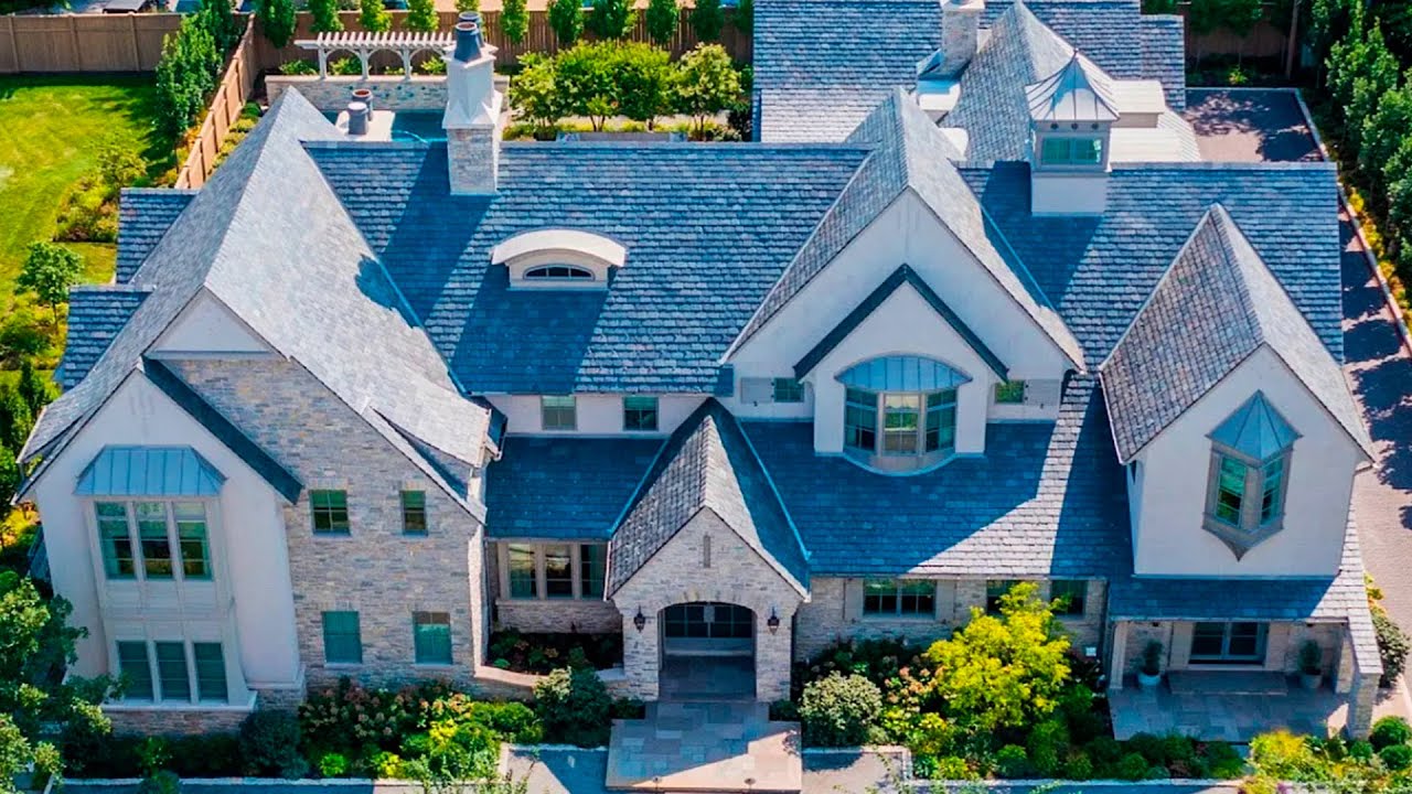 Expensive luxury mega mansion in Illinois for $12,750,000. Tour of the mansion.