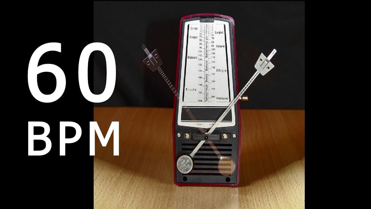 METRONOME 60 BPM COWBELL SOUND