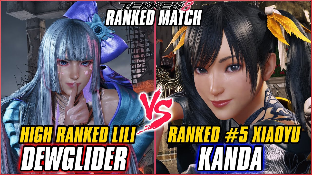 TEKKEN 8 ▰ DEWGLIDER (LILI) vs KANDA (#5 RANKED XIAOYU) ▰ T8 HIGH LEVEL GAMEPLAY