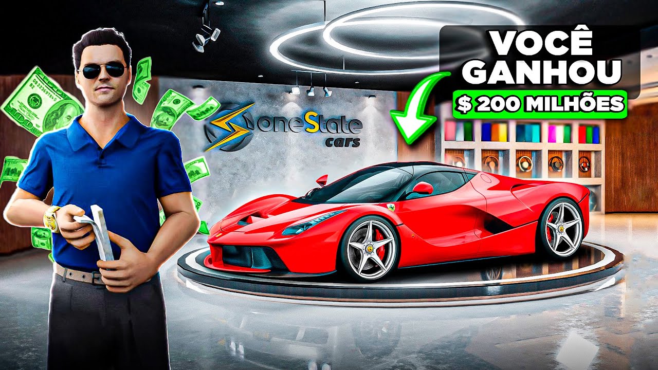 GANHEI A FERRARI MAIS RARA DO JOGO ABRINDO CAIXAS NO ONE STATE RP