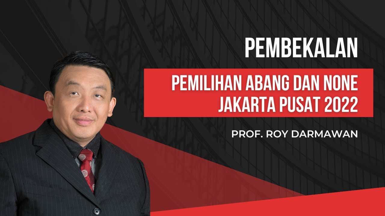 Pembekalan Pemilihan Abang dan None Jakarta Pusat 2022 - Prof. Roy Darmawan