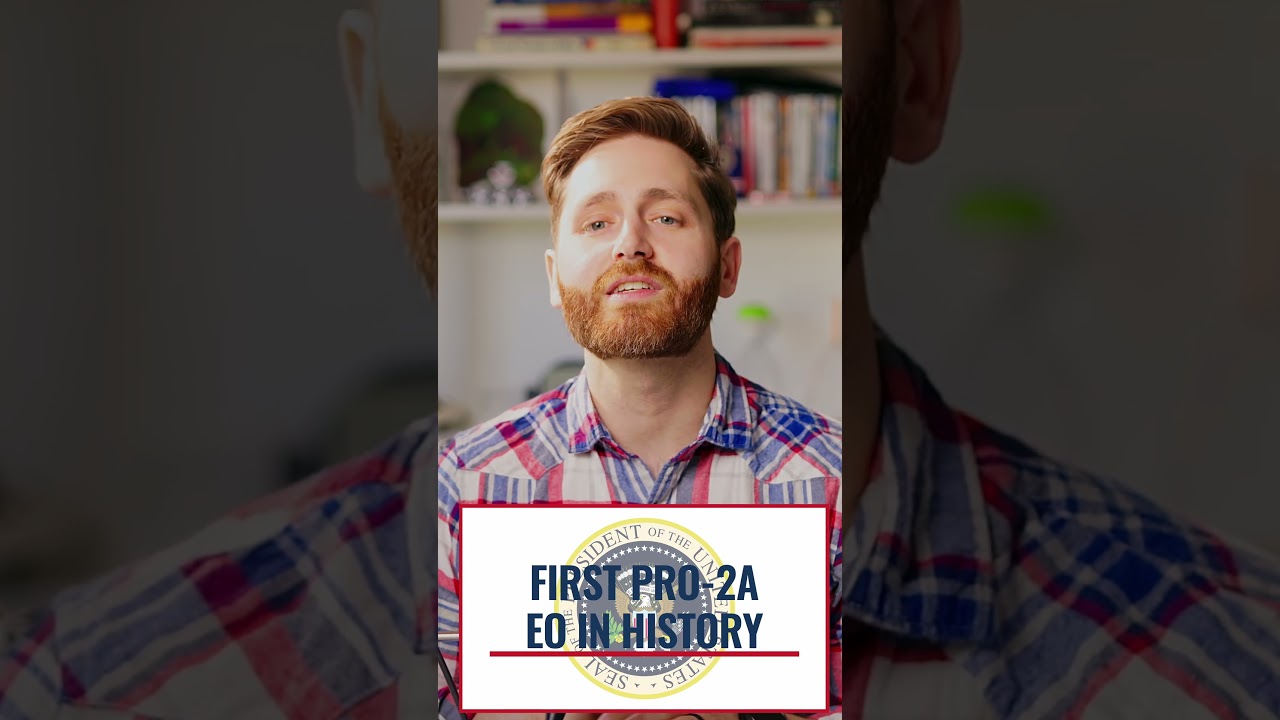 President Trump signed the first pro-2A executive order in history!