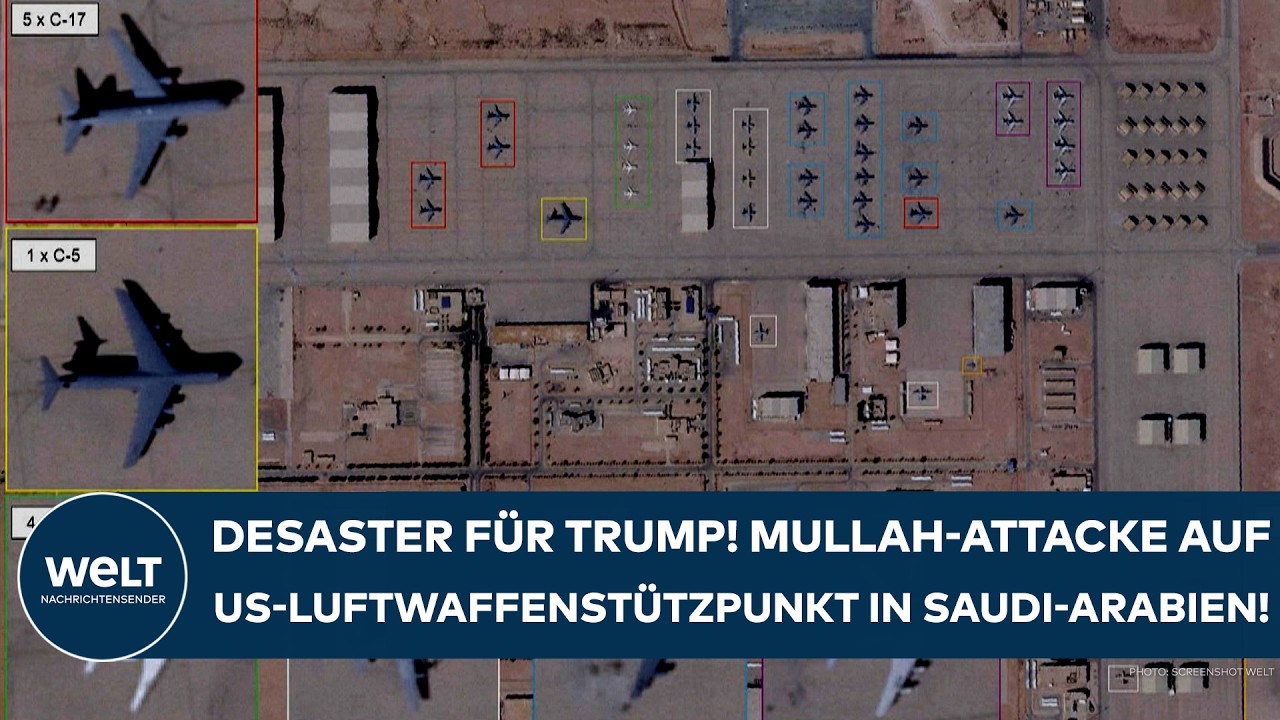 IRAN-KRIEG: Desaster f&uuml;r Donald Trump! Mullah-Attacke auf US-Luftwaffenst&uuml;tzpunkt in Saudi-Arabien!