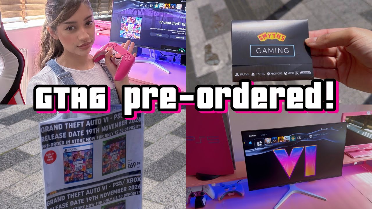 I pre-ordered GTA6 for &pound;2.50 | gaming vlog no.5 | grand theft auto 6