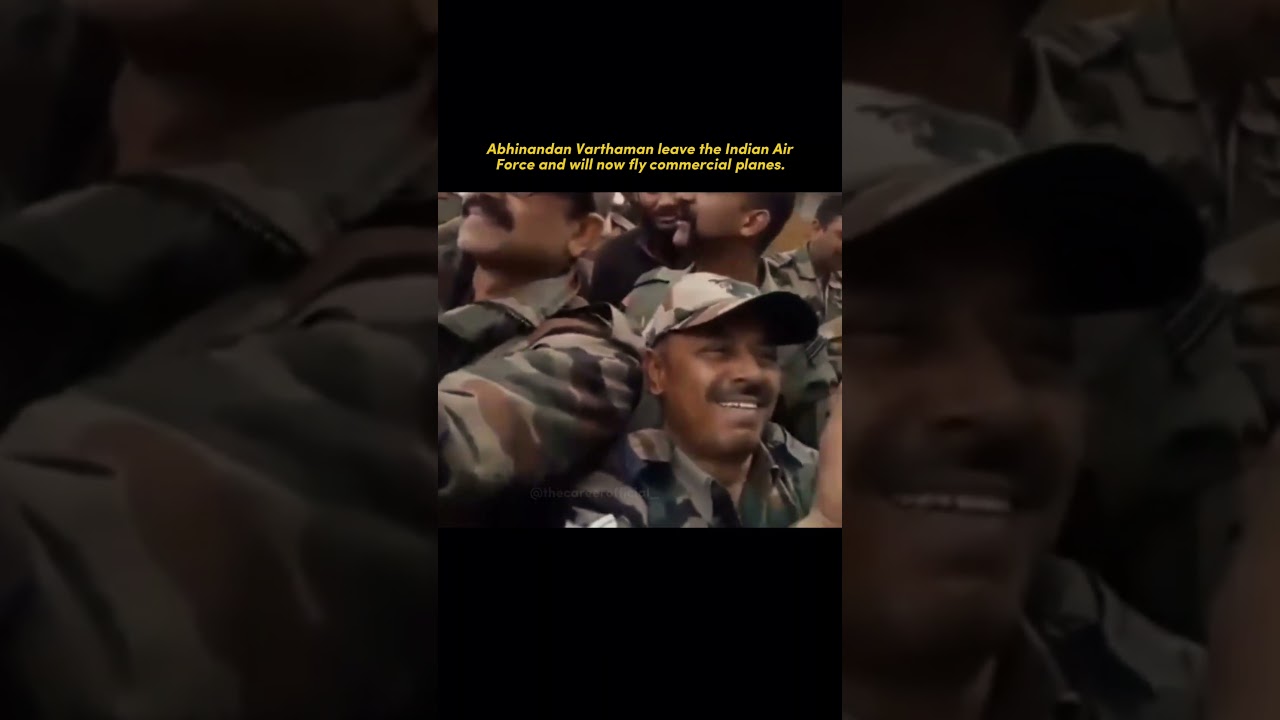 Abhinandan Varthaman left the IAF 🇮🇳🫡 # #respect #defence #iaf #power #soldier #security #shorts