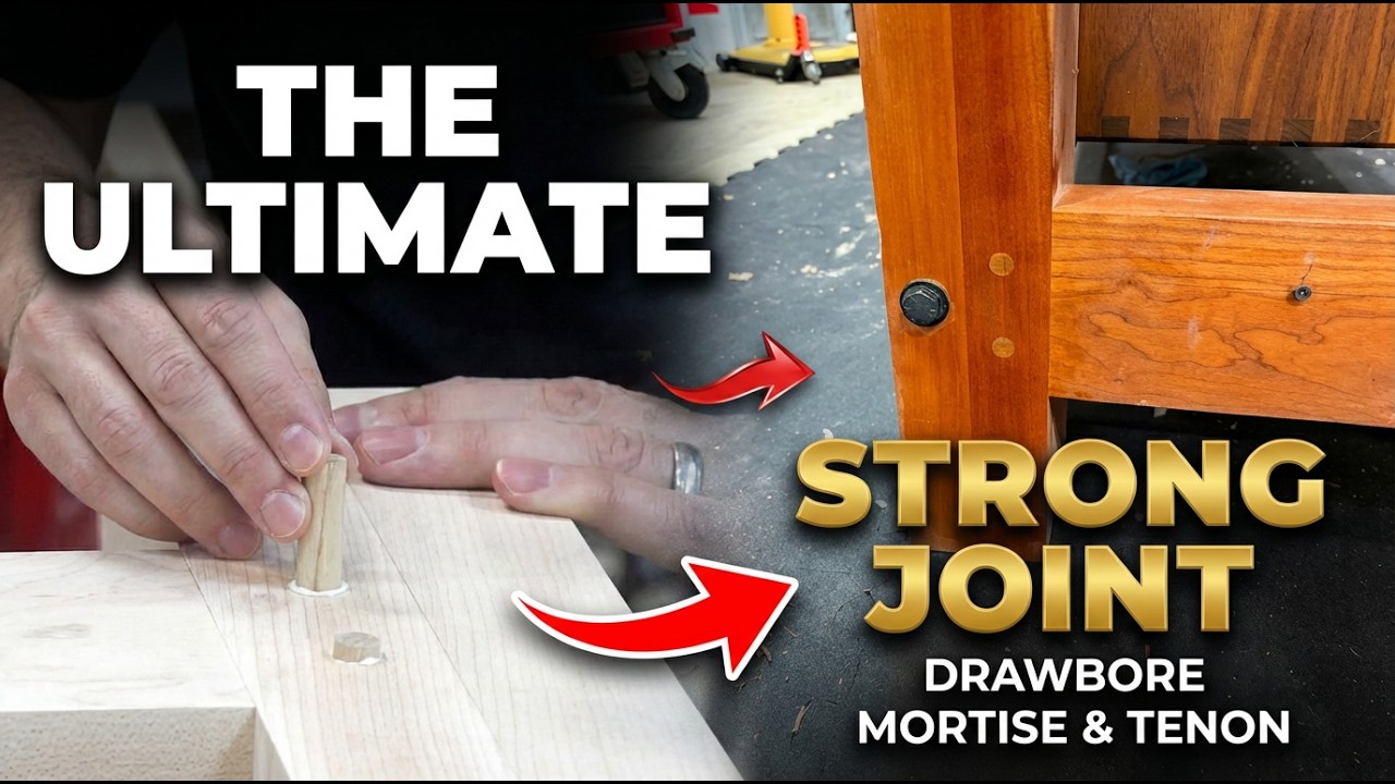168 - Drawbored Mortise & Tenon Joint