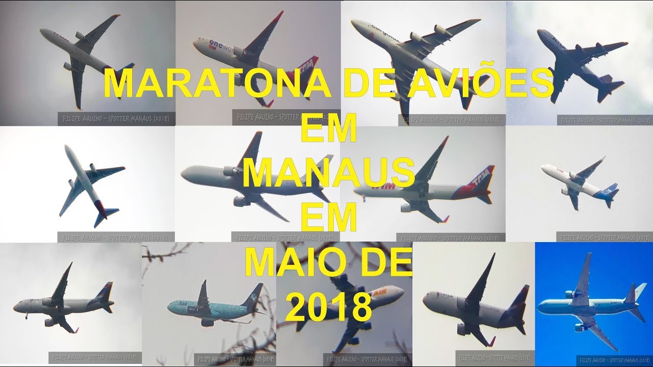 (HD) - Maratona de Aviões em Manaus - Maio de 2018