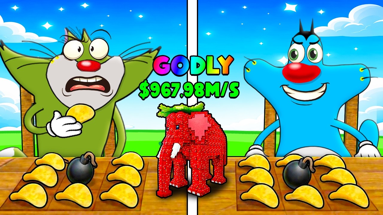 Roblox Can Oggy Defeat The Bomb Chip For Brainrots?