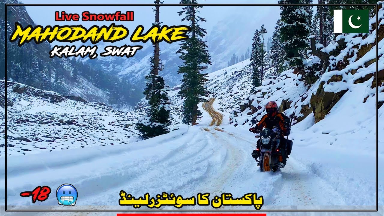 Extreme Snow Adventure | Mahodand Lake | Frozen Road Challenge on Bike | Swat KPK | Salman xone