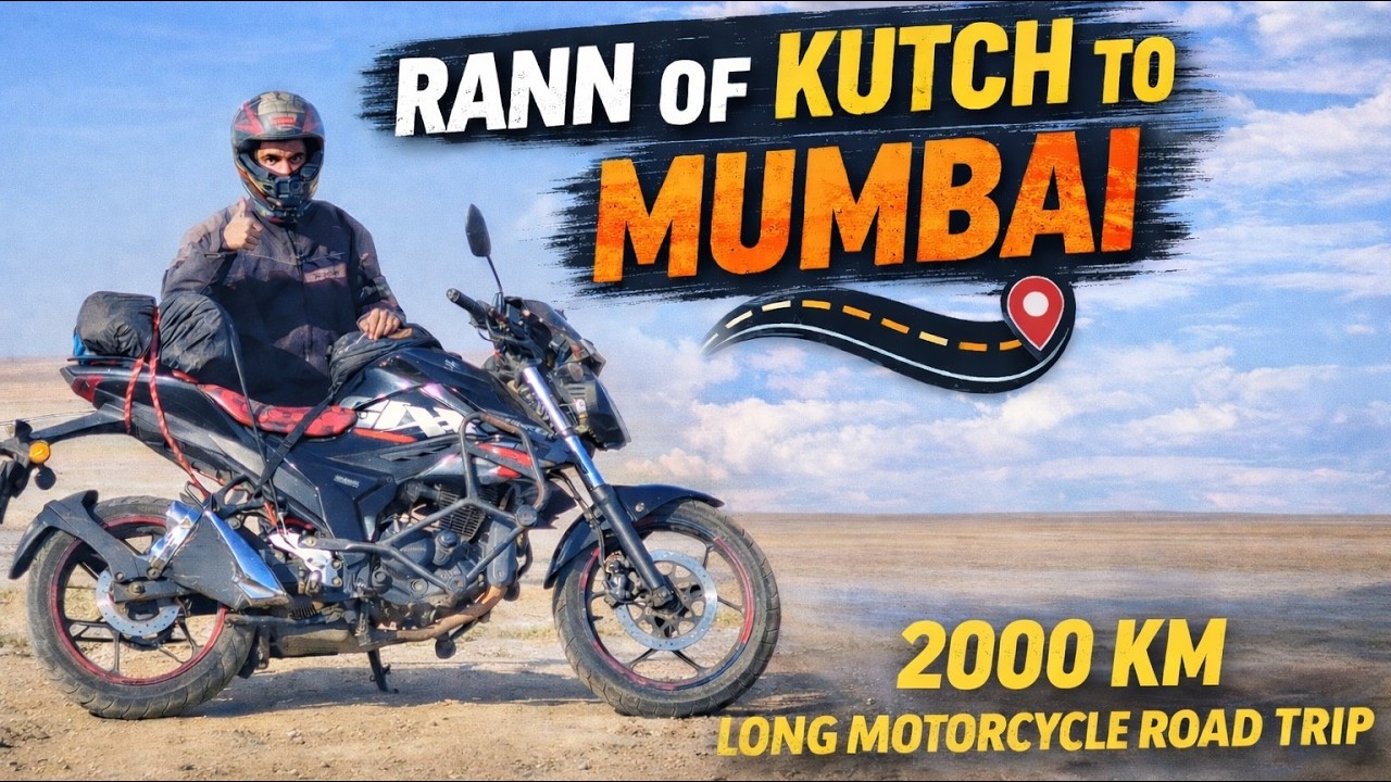 Solo Ride from Rann of Kutch to Mumbai | Ultimate Bike Journey