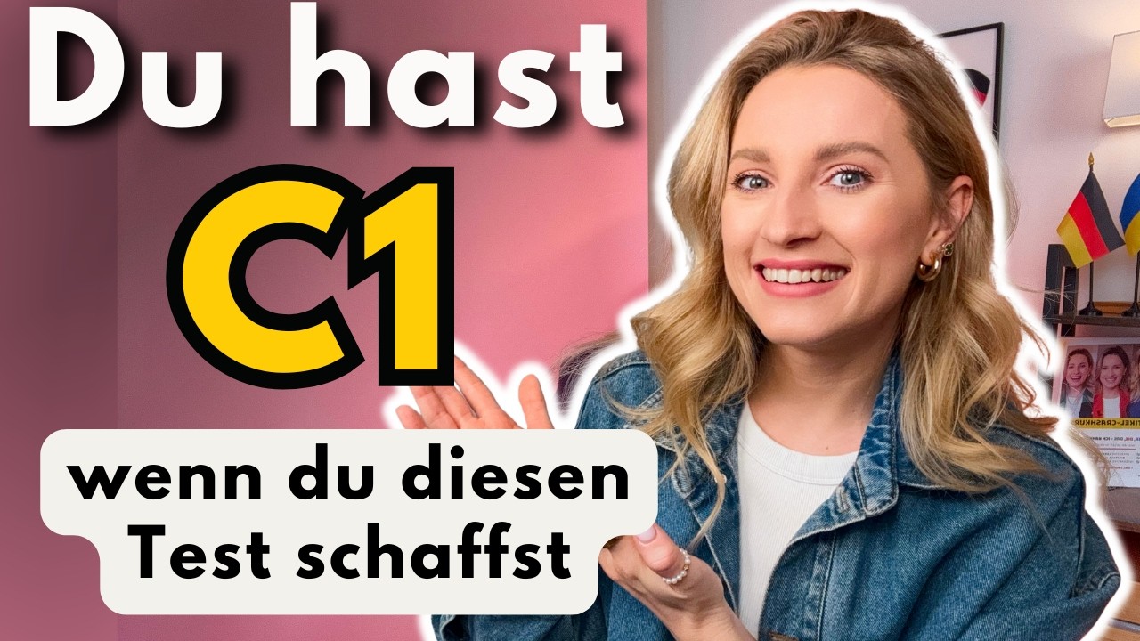 Schaffst du diesen C1-TEST? Deutsch - Teste dein Wissen - Learn German Fast 🇩🇪