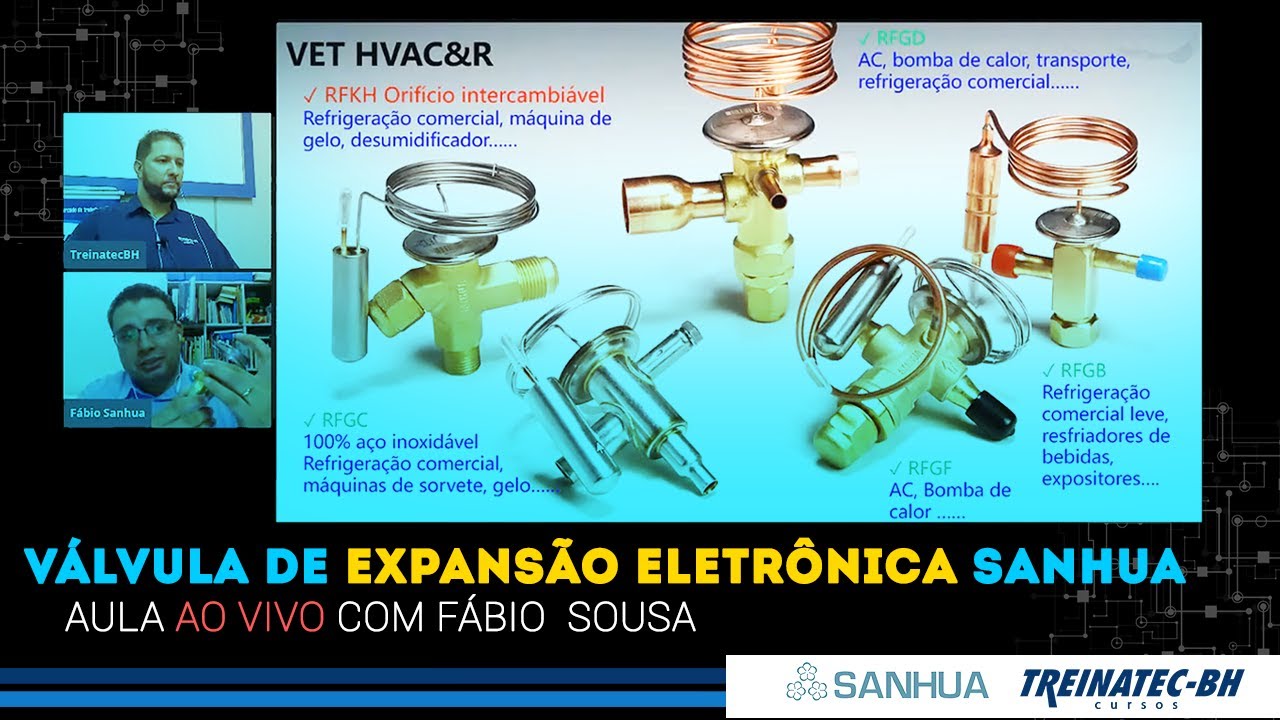 Tudo sobre a Válvula de Expansão Eletrônica - Com Fabio Sousa (SANHUA)