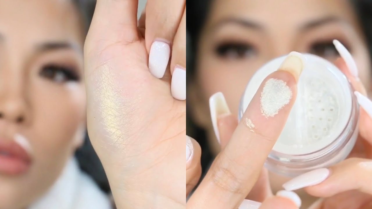 Artist Couture Diamond Glow Powder GOLD DIGGER Quick Review Swatch Tutorial