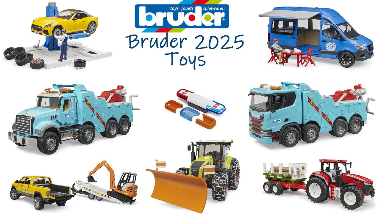 Bruder 2025 New Toys: New Product List