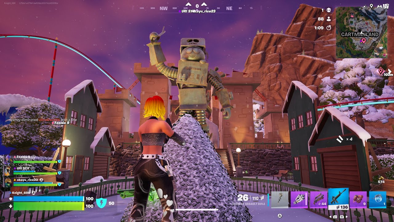 New Fortnite Update C7S1 Gameplay Squad Zero Build Victory Royal 2026 01 18