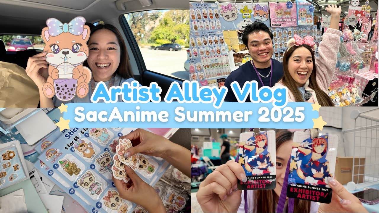 Распродажа на моём любимом Anime Con этого года! Sacanime Лето 2025 #artistalley