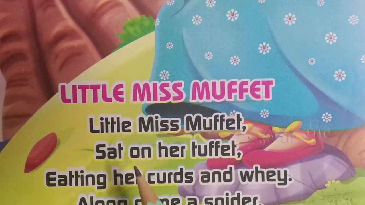 Miss Muffet/ Classic English Poem.📜📜✨