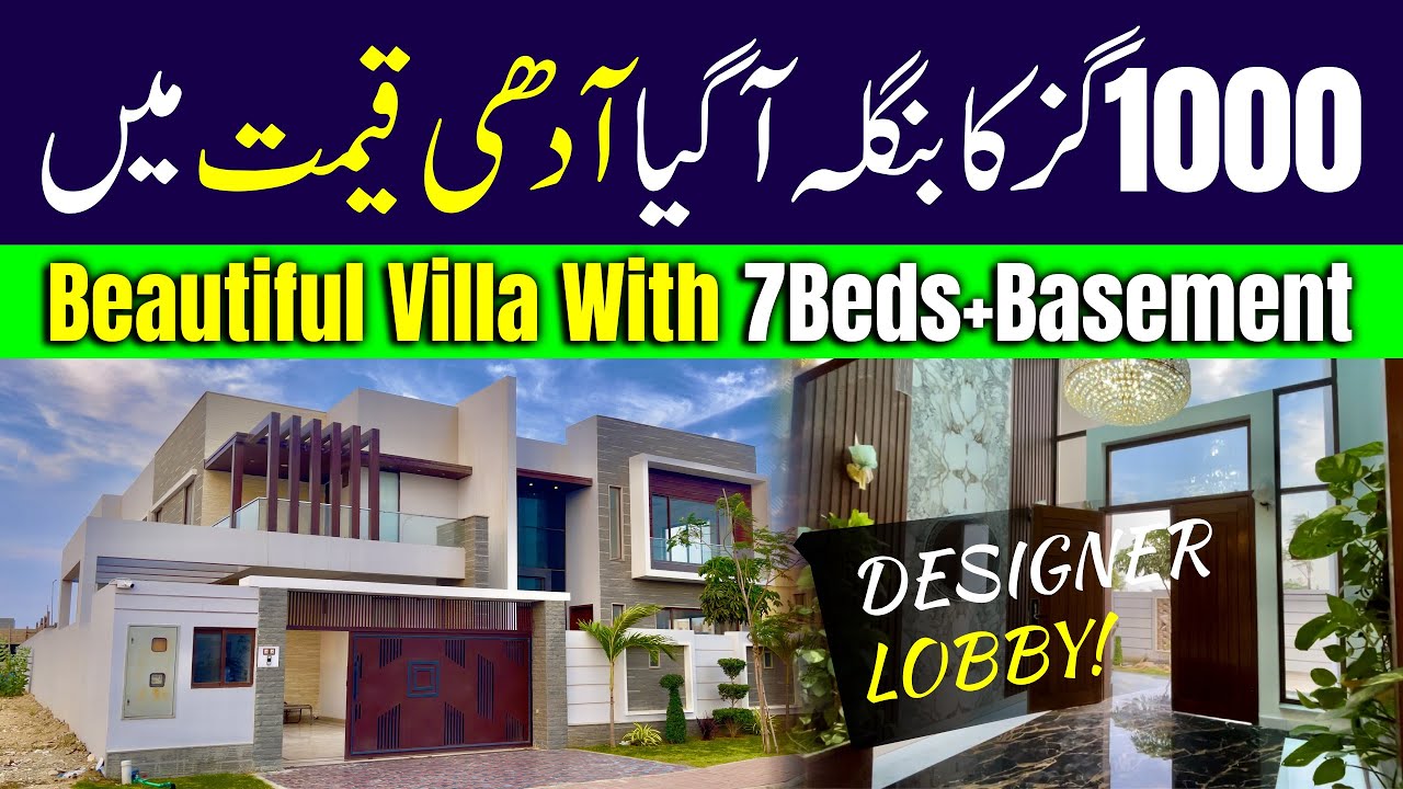 1000 SqYards Villa Bahria Town Karachi Tour