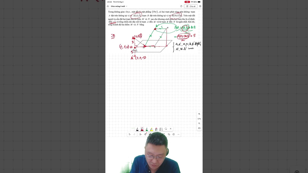 Bài Oxyz này khiến nhiều học sinh mất điểm oan – vì không nhìn ra điều này