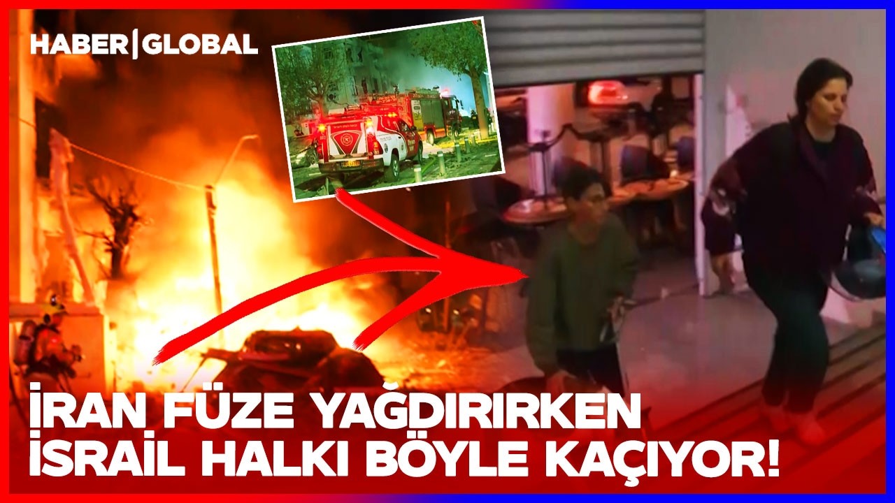 İRAN FÜZE YAĞDIRIYOR! İsrail Halkı Böyle Kaçıyor! Bölge Alev Alev!
