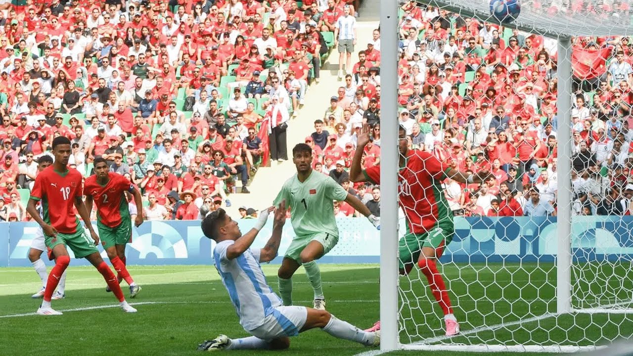 DÍA NEGRO PARA ARGENTINA: le anularon un gol y perdió con Marruecos en el debut olímpico