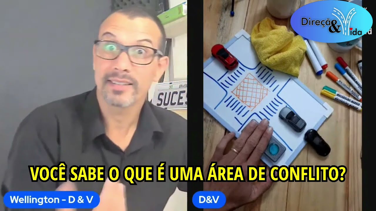 Você sabe o que é uma Área de Conflito? | Cruzamento de vias | Como agir em um cruzamento
