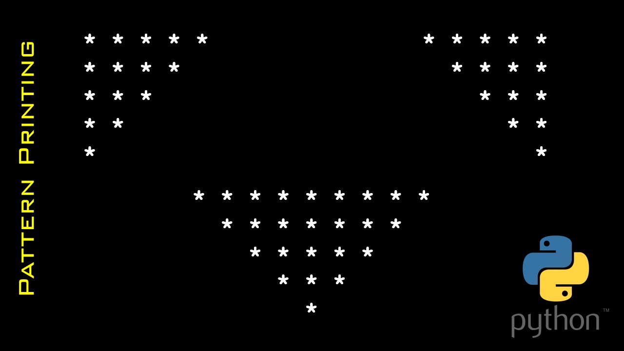 Pattern Printing Using Python While Loop