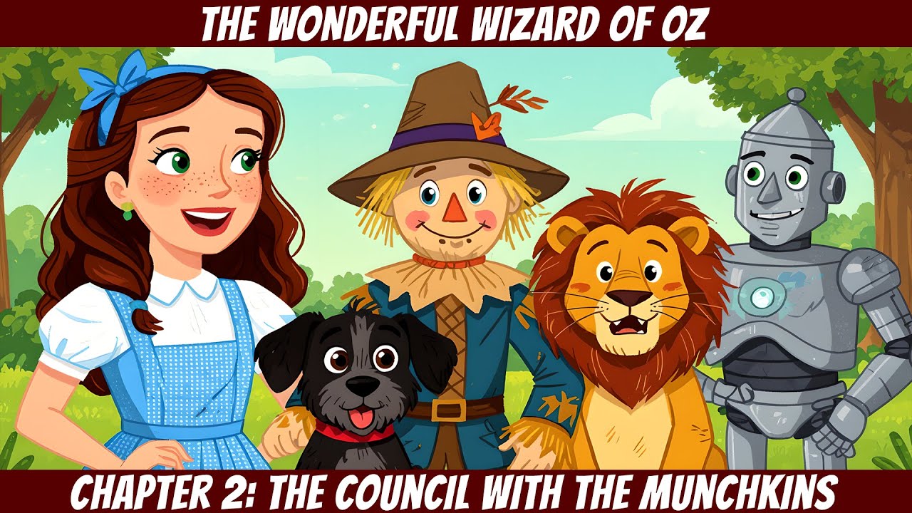 The Wonderful Wizard Of Oz - Chapter 2: The Council With The Munchkins | Calming Sleep Story