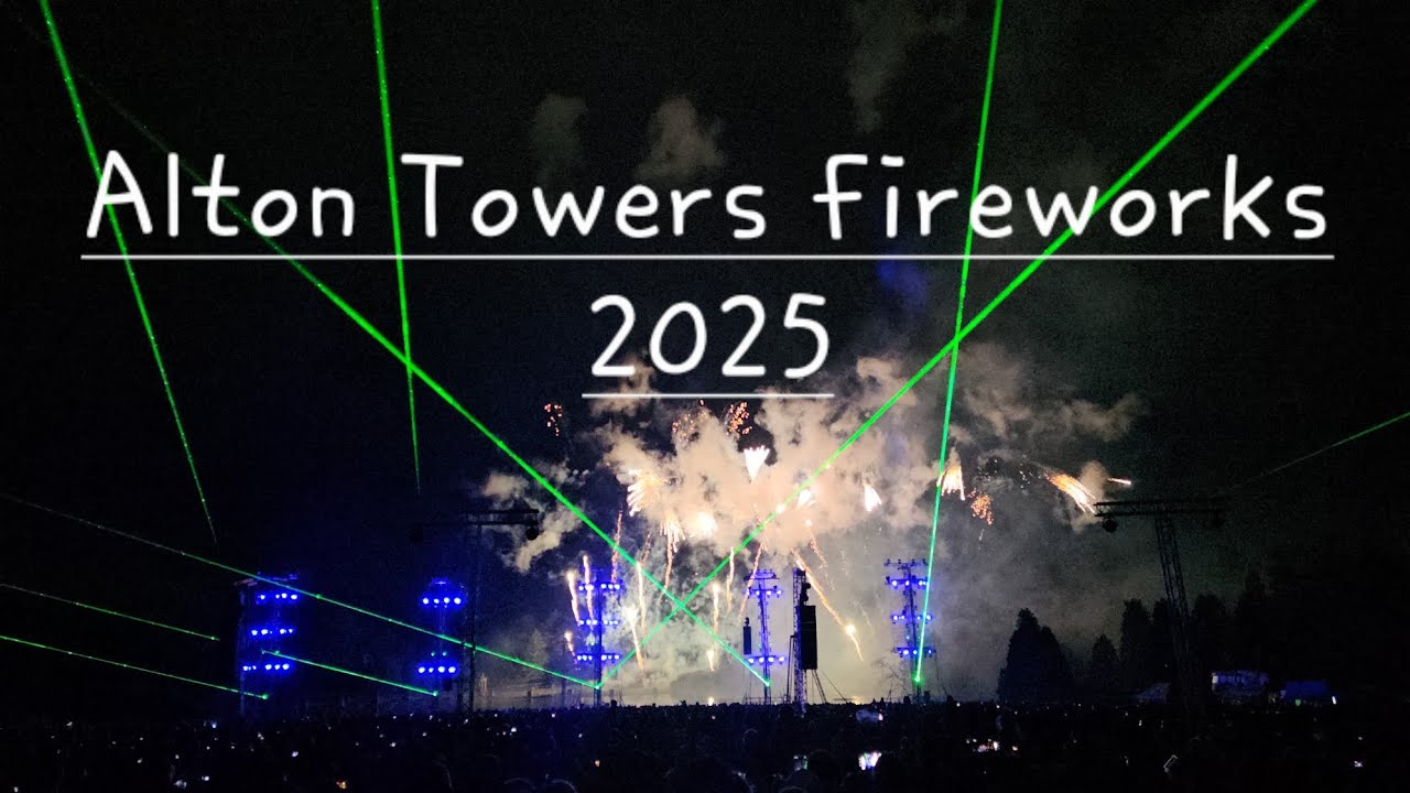 Alton towers Fireworks 2025