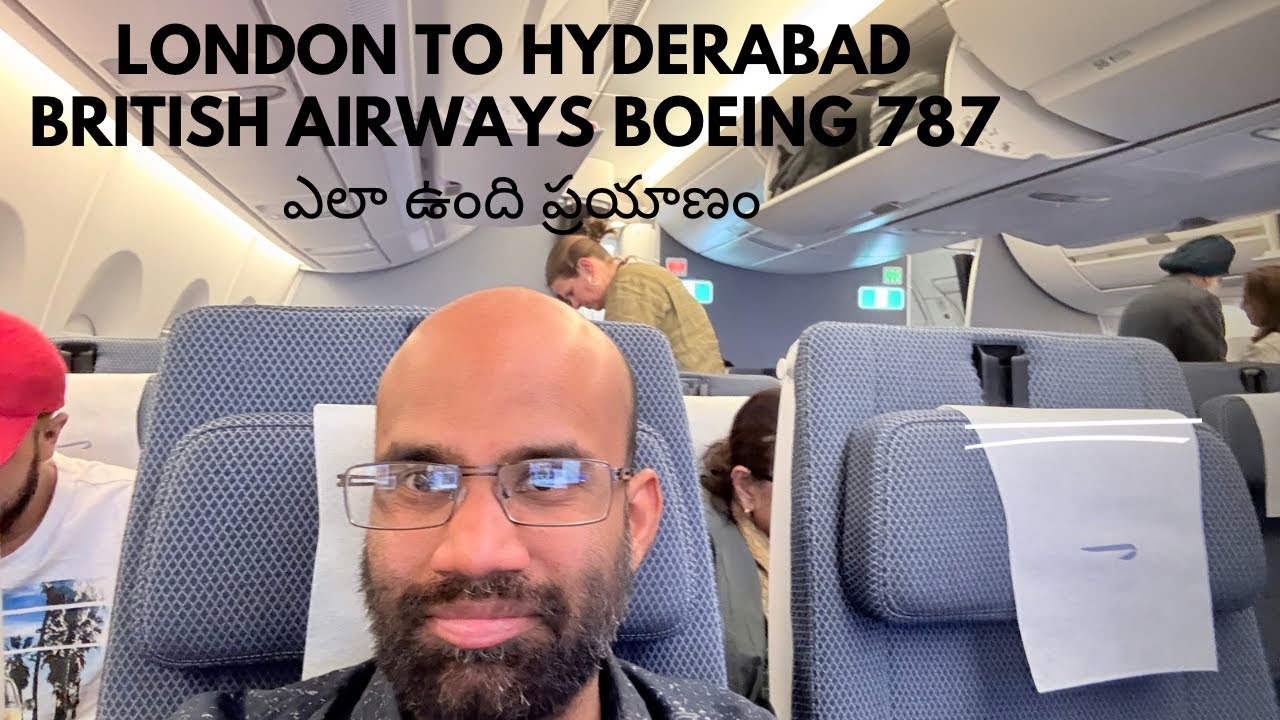 London to hyderabad journey|British Airways experience|ganesh the Telugu vlogger