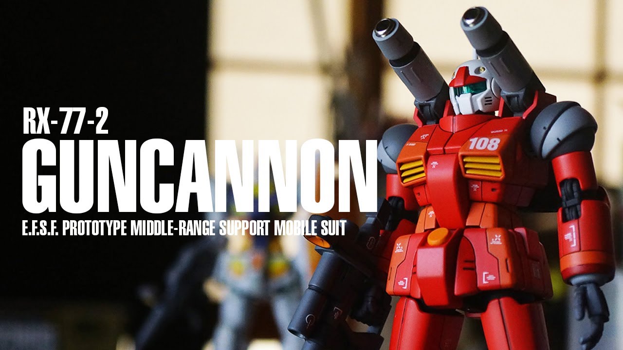 HGUCガンキャノンをスジボリ追加・全塗装、そしてちょこっと改造。【GUNPLA/ガンプラ全塗装 17機目】｜HGUC GUNCANNON BUILD