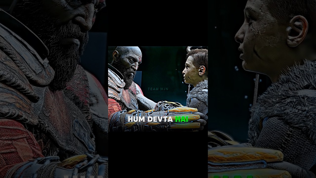 Atreus doesn't know Kratos😪 God of War Ragnar&ouml;k hindi dubbed edit❤️#edit #kratos  #godofwarragnarok