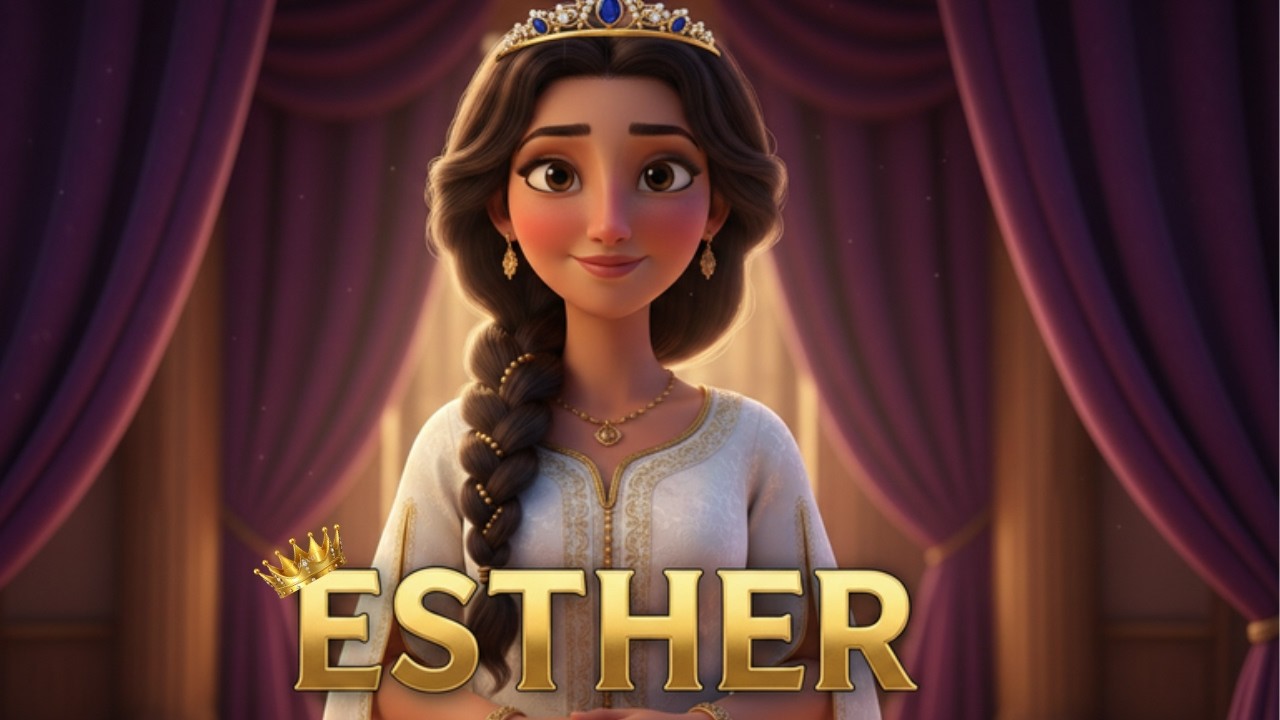 Queen Esther: The Orphan Girl Who Saved Her People | Stunning Animated Bible Story of Courage.