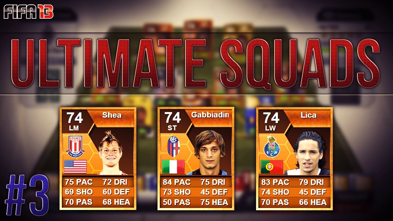 ULTIMATE SQUADS! #3 SUPER RARE HYBRID | FIFA 13 Ultimate Team