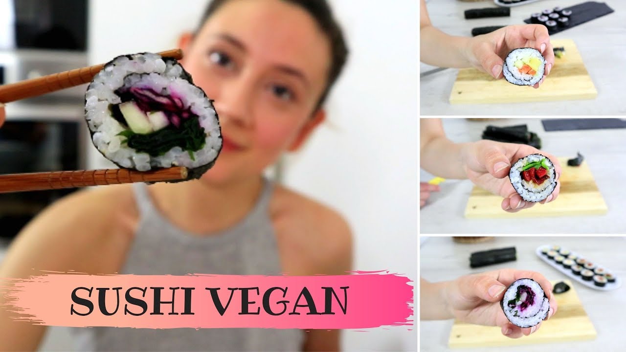SUSHI FATTO IN CASA | Ricetta semplice e veloce | Sushi vegan senza pesce