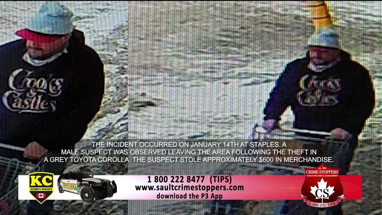Theft | Crime Stoppers of Sault Ste. Marie & Algoma District Inc.