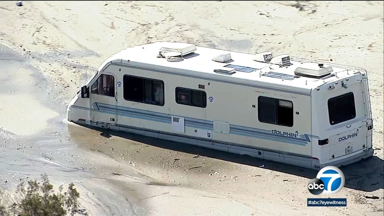 Coachella Valley inundated with mud, drivers trapped in flash floods