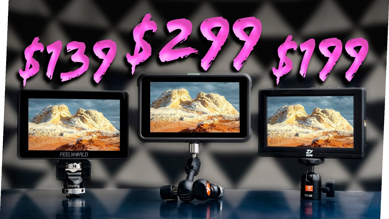 4K HDMI MONITORS // Atomos, Zhiyun, or FeelWorld