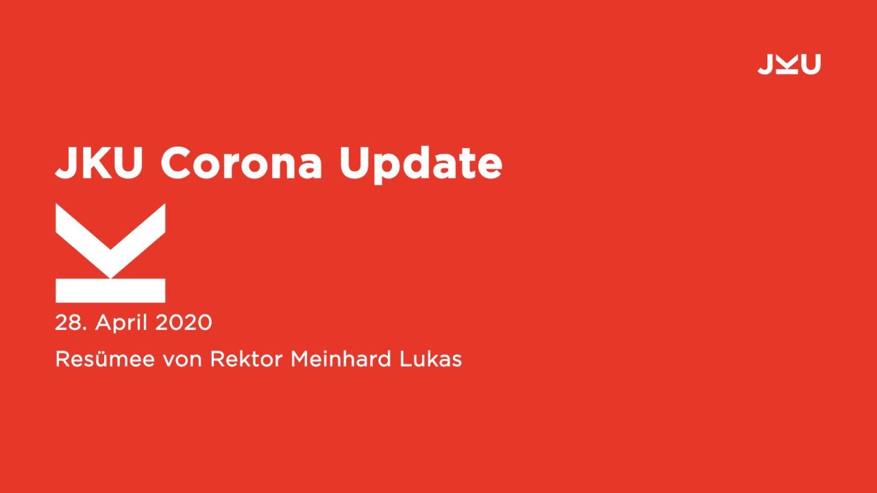JKU Corona Update: Resümee von Rektor Meinhard Lukas