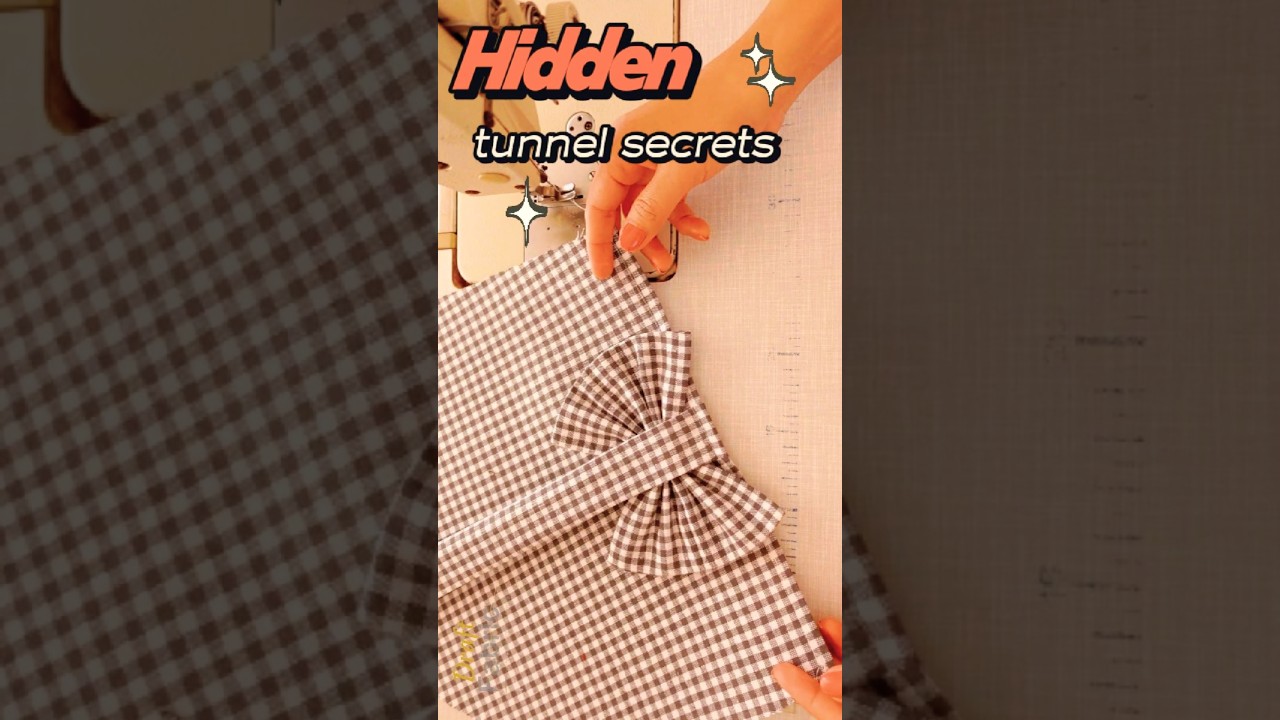 🔥Hidden Tunnel Secret | ✅ Sewing Tips and Tricks ✂️