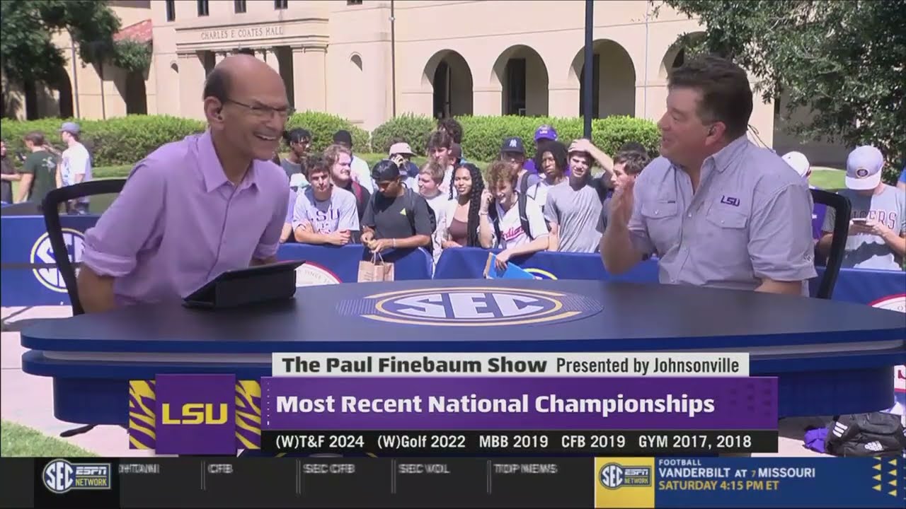LSU Athletic Director Scott Woodward on The Paul Finebaum Show (Sept. 20, 2024)
