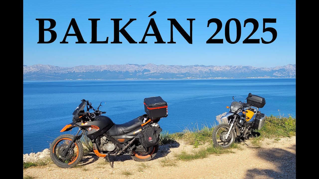 Chorvatsko, Bosna, Monte Negro, Albánie jako vandráci po jedné stopě moto cestou necestou