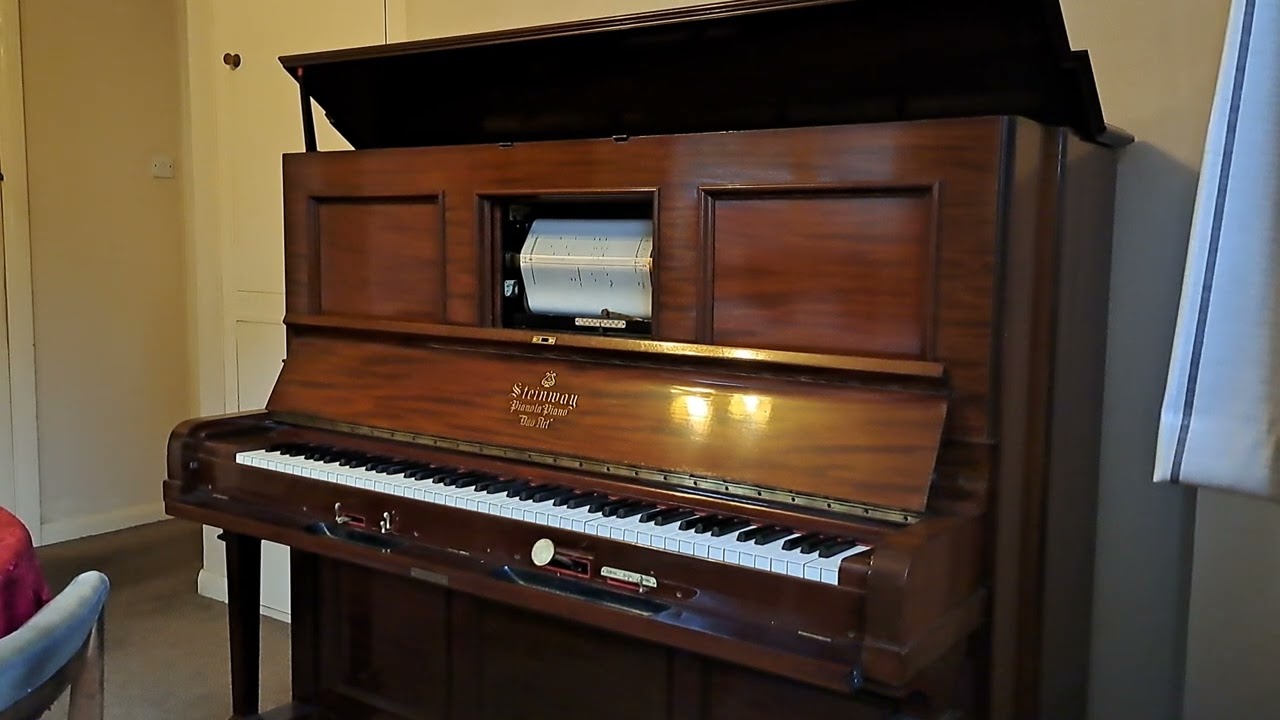 Blue danube waltzes, Strauss. Steinway Duo-art.