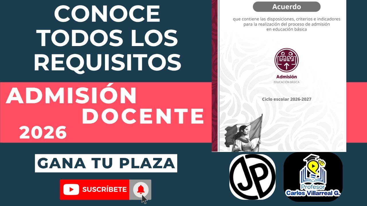 ✅ USICAMM | Admision Docente 2026 | Requisitos, Fechas y todo para ganar tu plaza docente