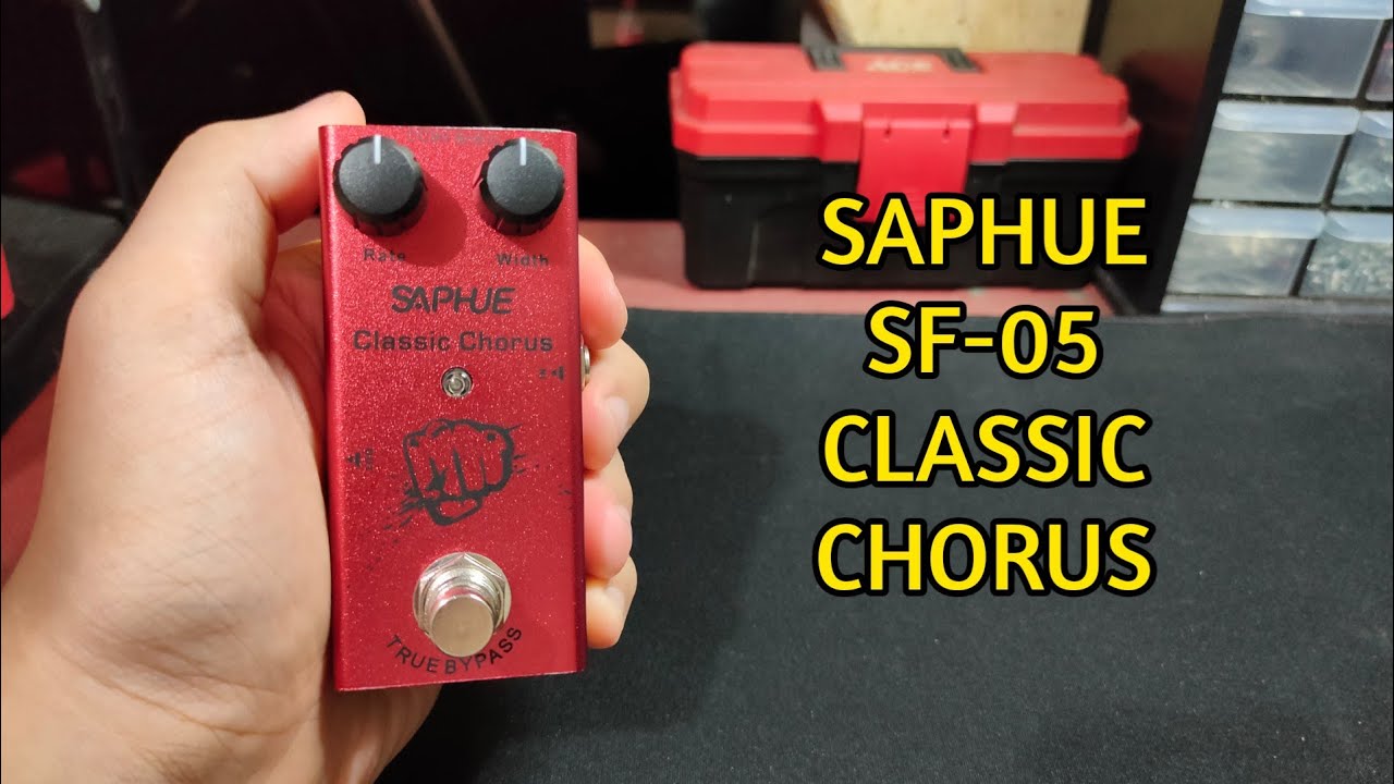 SAPHUE SF-05 Classic Chorus Guitar Effect Pedal