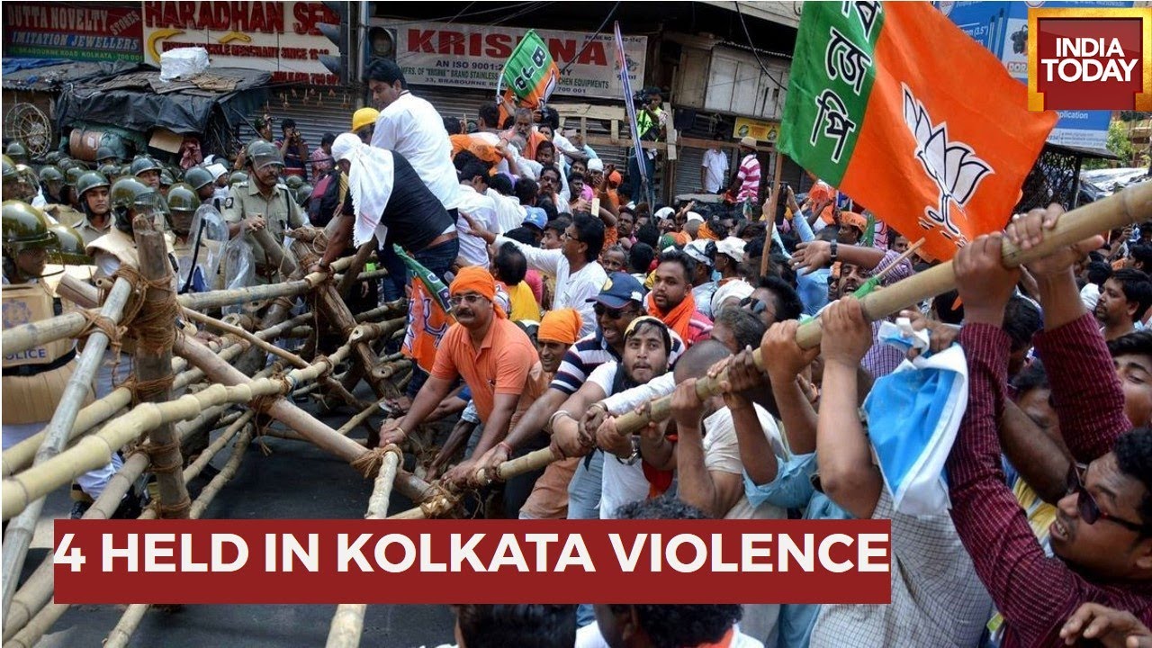 Kolkata Police Arrests 4 Accused In Violence Following BJP's 'Chalo Nabbana' Rally | Kolkata News