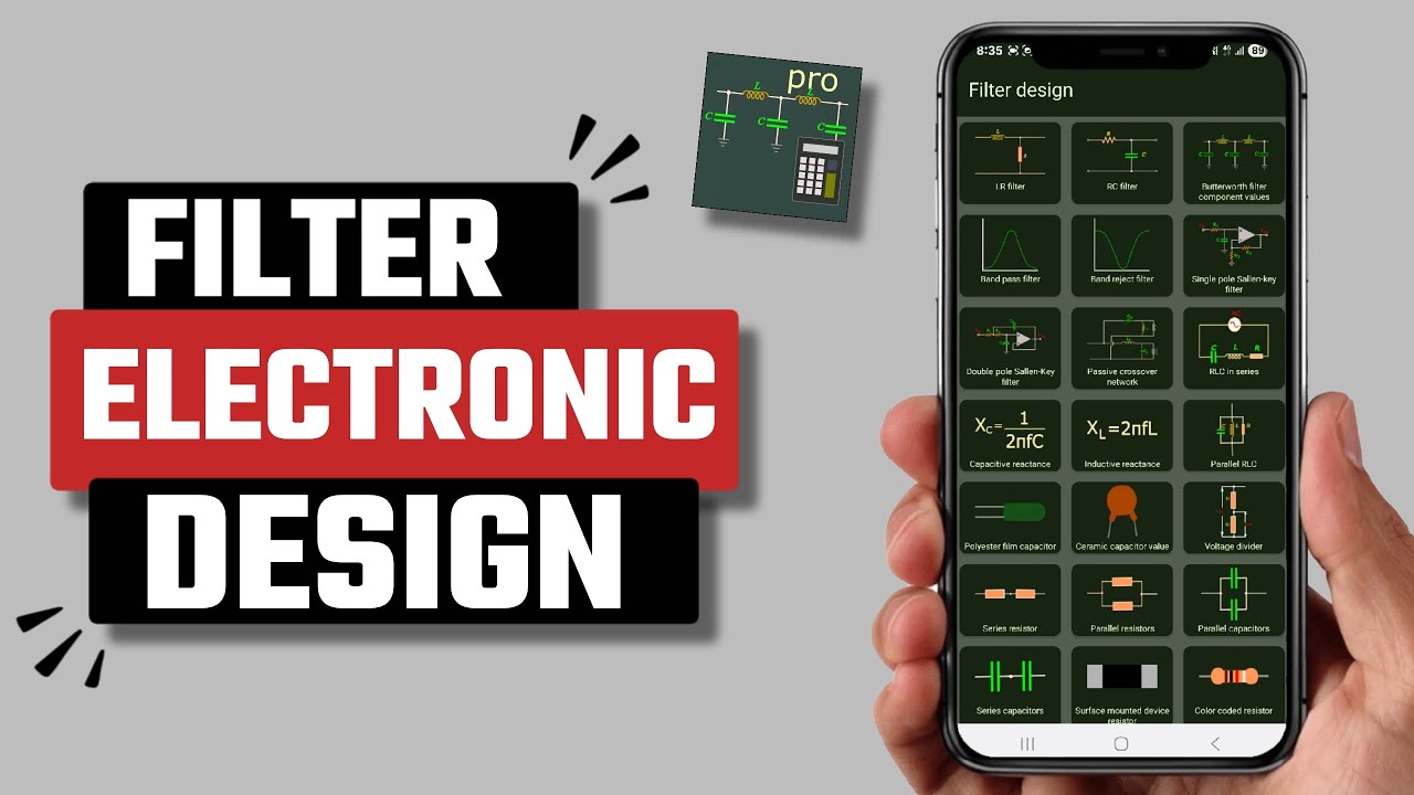 Best Electronic Filter Design Tool App for Android