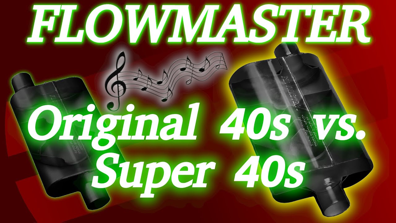 FlowMaster Original 40s vs. Super 40 Series on a Fox Body Mustang